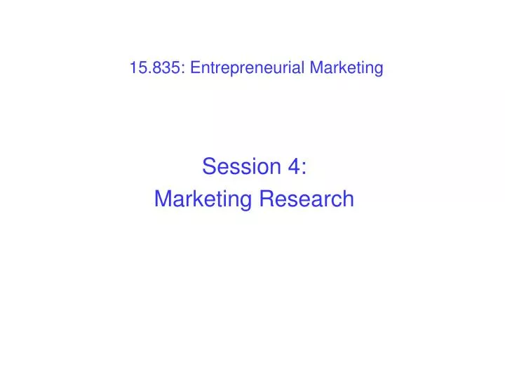 15 835 entrepreneurial marketing