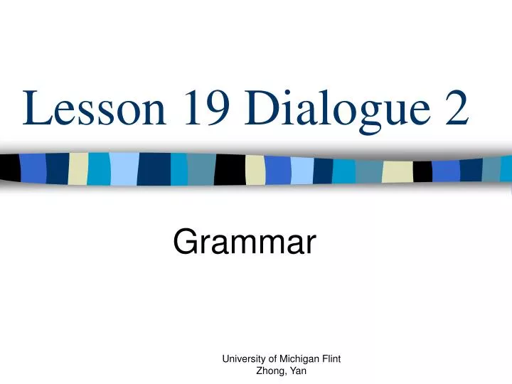 lesson 19 dialogue 2