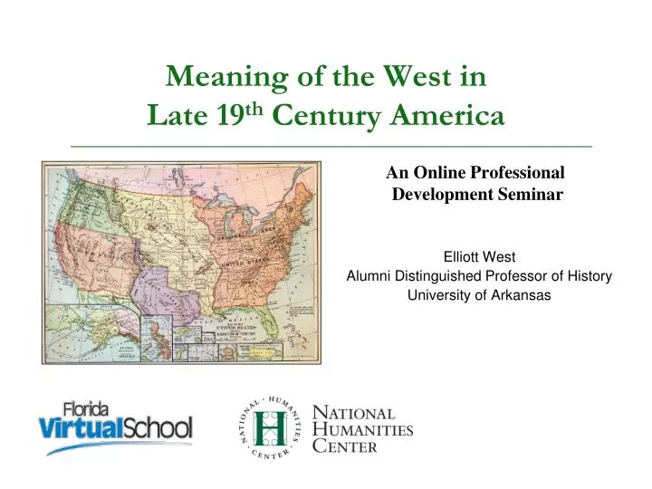 meaning of the west in late 19 th century america
