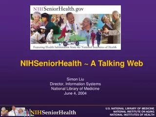 NIHSeniorHealth ~ A Talking Web