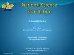 National Science Foundation - slide 1
