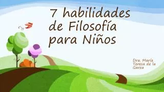 7 habilidades de filosof a para ni os