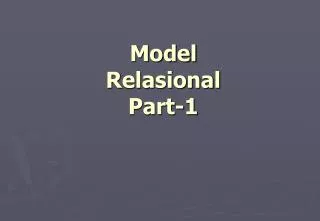 model relasional part 1