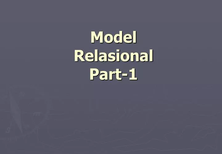 model relasional part 1