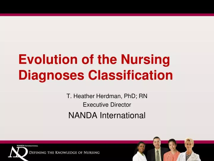 evolution of the nursing diagnoses classification