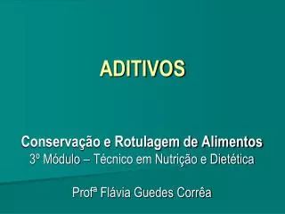 aditivos