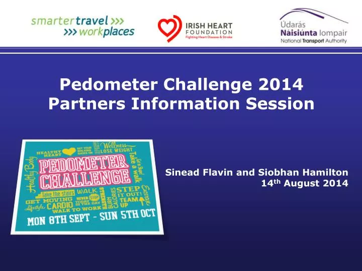 pedometer challenge 2014 partners information session
