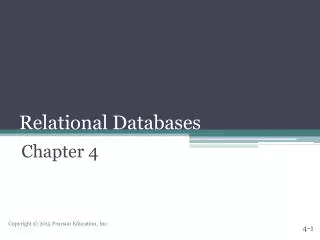 relational databases