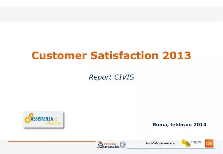 customer satisfaction 2013 report civis