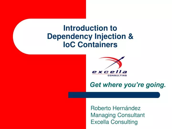 introduction to dependency injection ioc containers