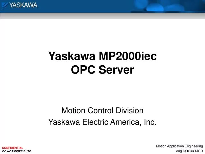 yaskawa mp2000iec opc server