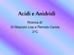 Acidi e Anidridi - slide 1