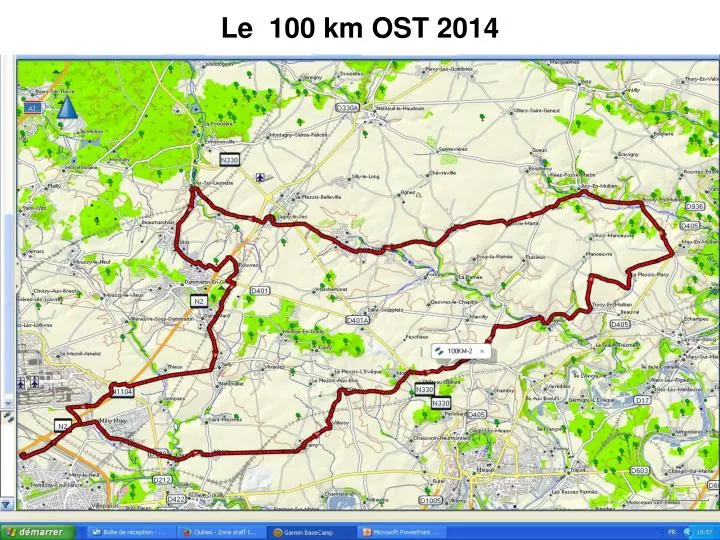 le 100 km ost 2014