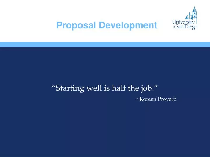 proposal development