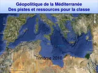 g opolitique de la m diterran e des pistes et ressources pour la classe