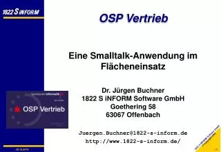 osp vertrieb