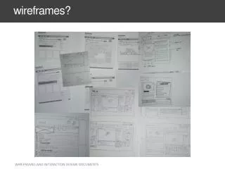 wireframes