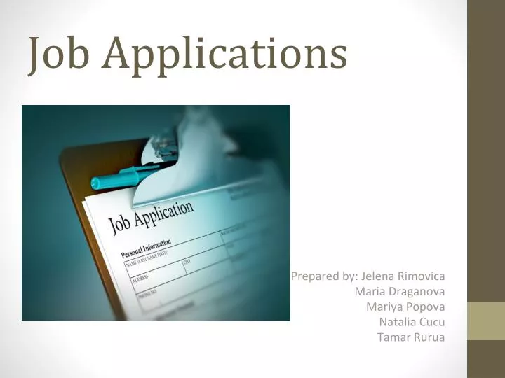 job applications