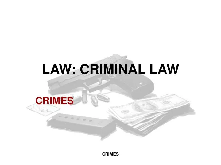 law criminal law