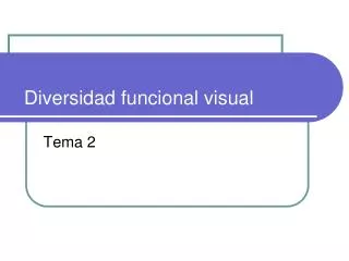 diversidad funcional visual