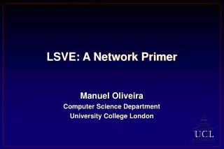LSVE: A Network Primer