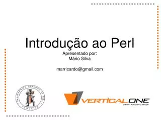 introdu o ao perl apresentado por m rio silva marricardo@gmail com