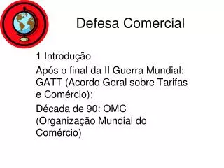 defesa comercial