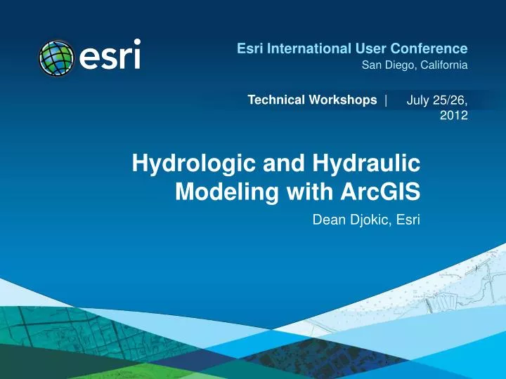 hydrologic and hydraulic modeling with arcgis