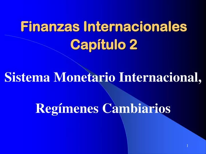 finanzas internacionales cap tulo 2