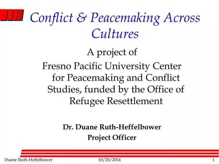 conflict peacemaking across cultures