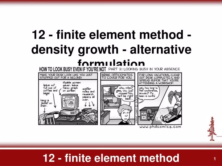 12 finite element method