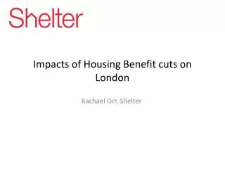 Impacts of Housing Benefit cuts on London