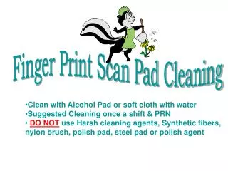 Finger Print Scan Pad Cleaning