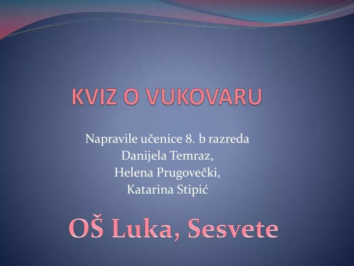 kviz o vukovaru