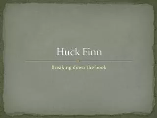 Huck Finn