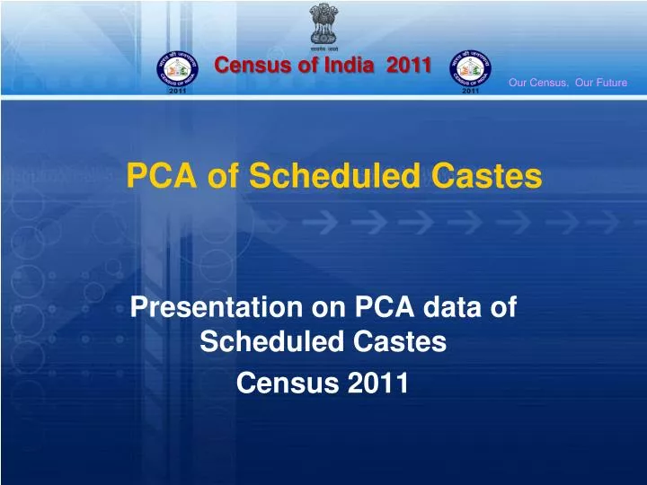 pca of scheduled castes