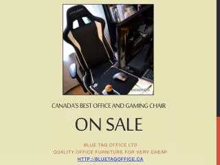 Canadas Best Office and Gaming Chair on SALE at Blue Tag Off
