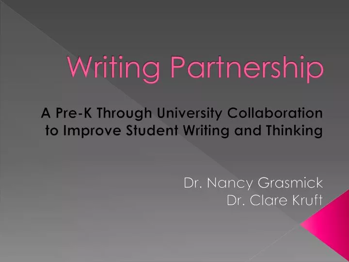 writing partnership