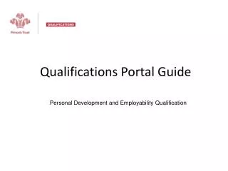 Qualifications Portal Guide