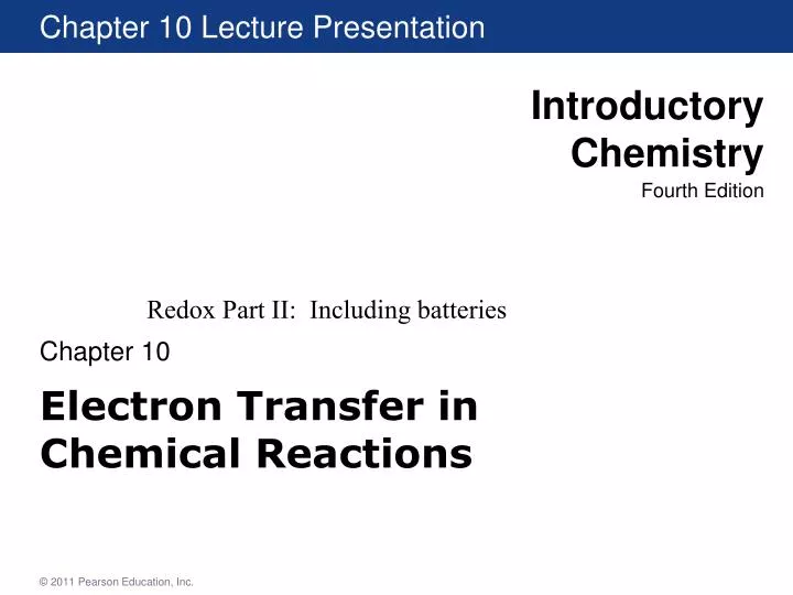 electron transfer in chemical reactions