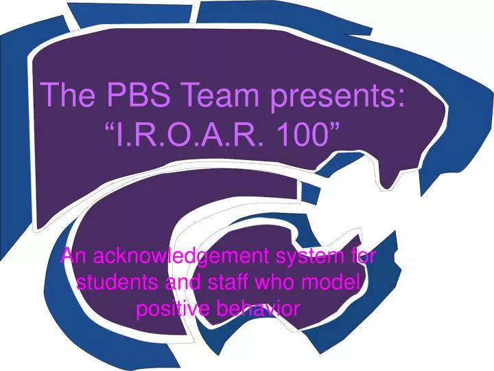 the pbs team presents i r o a r 100