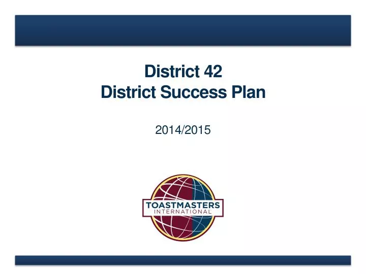district 42 district success plan