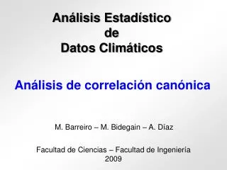 an lisis estad stico de datos clim ticos