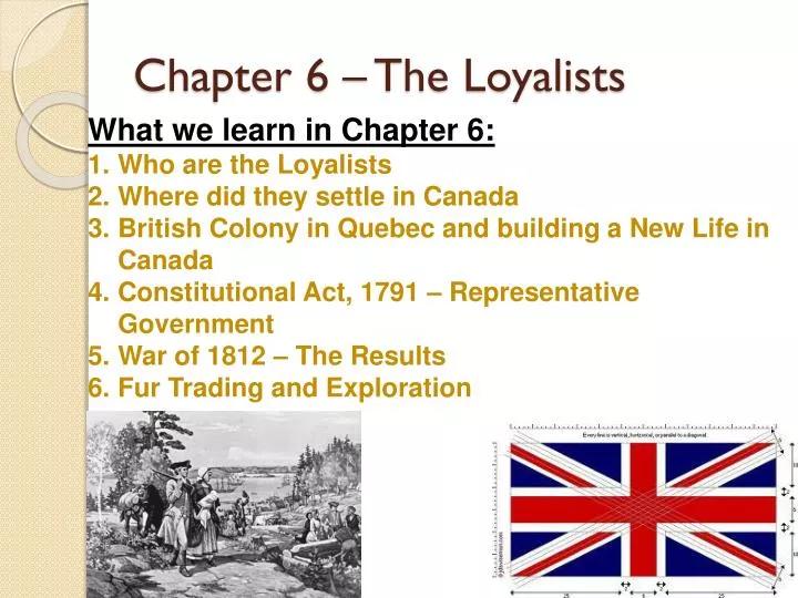chapter 6 the loyalists