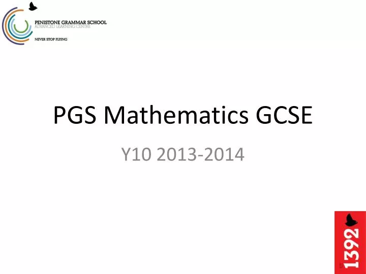 pgs mathematics gcse