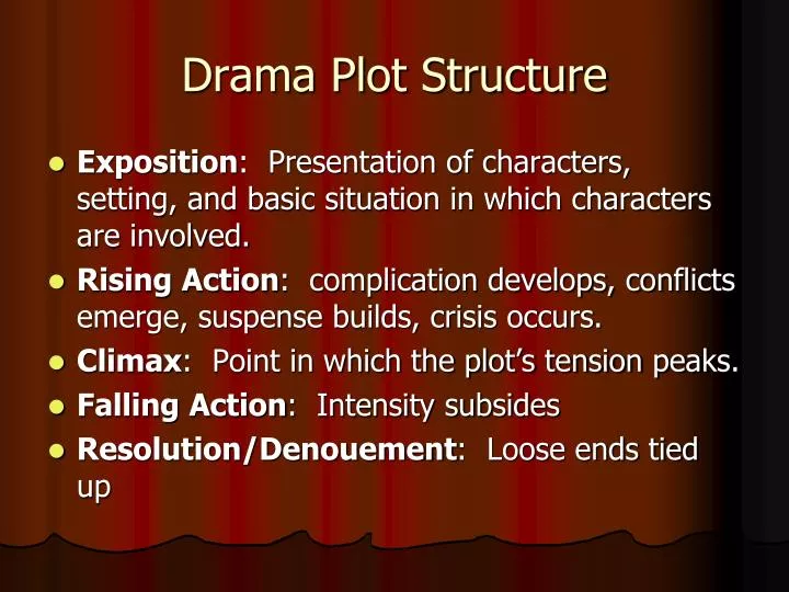 drama plot structure