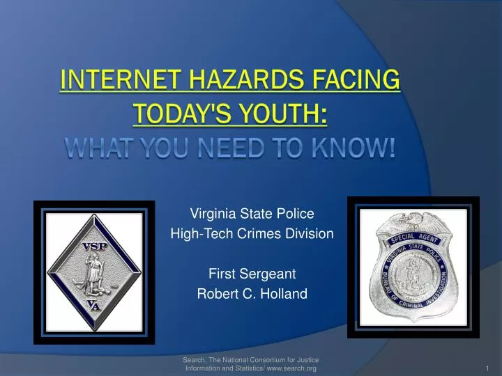 virginia state police high tech crimes division first sergeant robert c holland
