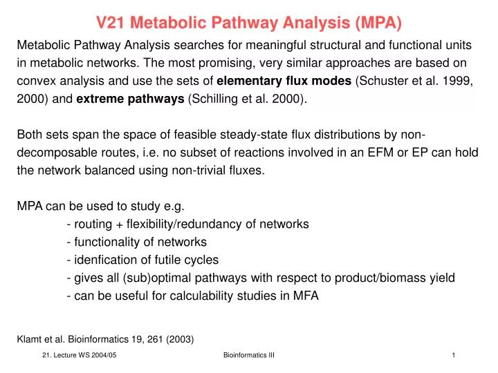 v21 metabolic pathway analysis mpa