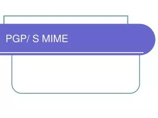 pgp s mime