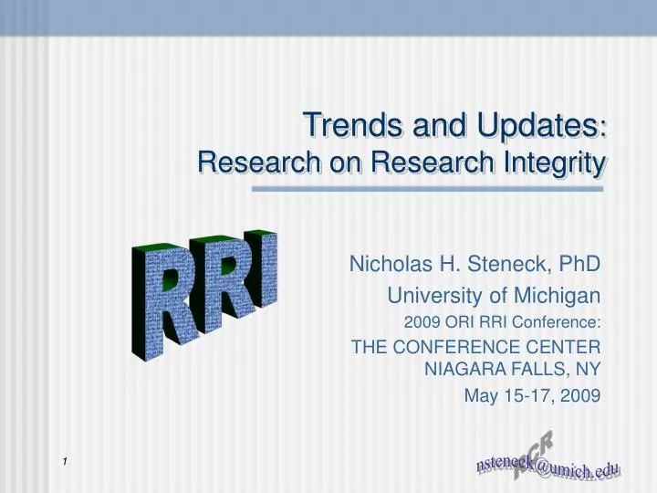 trends and updates research on research integrity